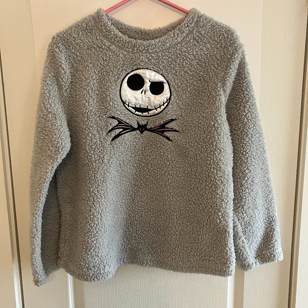 Jack Skeleton Fleece Size 4-6 Small Pullover Sleepwear Marshmallow Comfy Relaxed